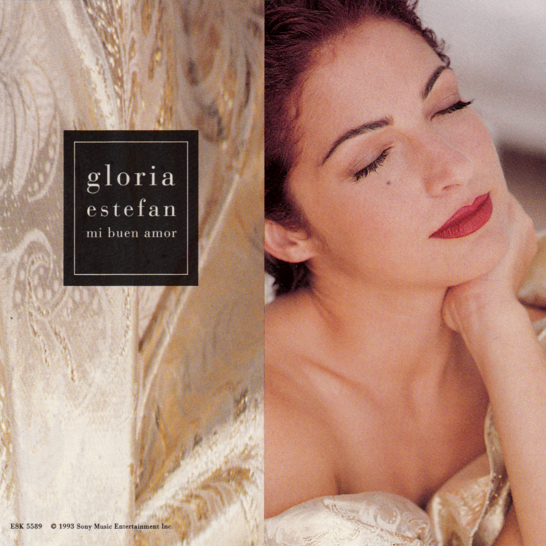 Album cover art for "Mi Buen Amor" by Gloria Estefan