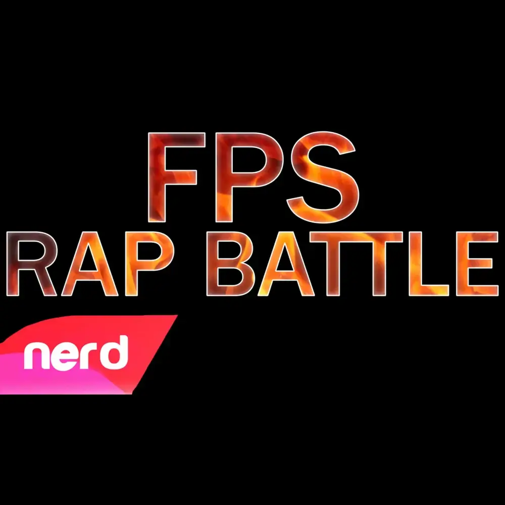 Album cover art for "The FPS Rap Battle" by NerdOut & DEFMATCH & conscience & GameboyJones & Aaron Fraser-Nash