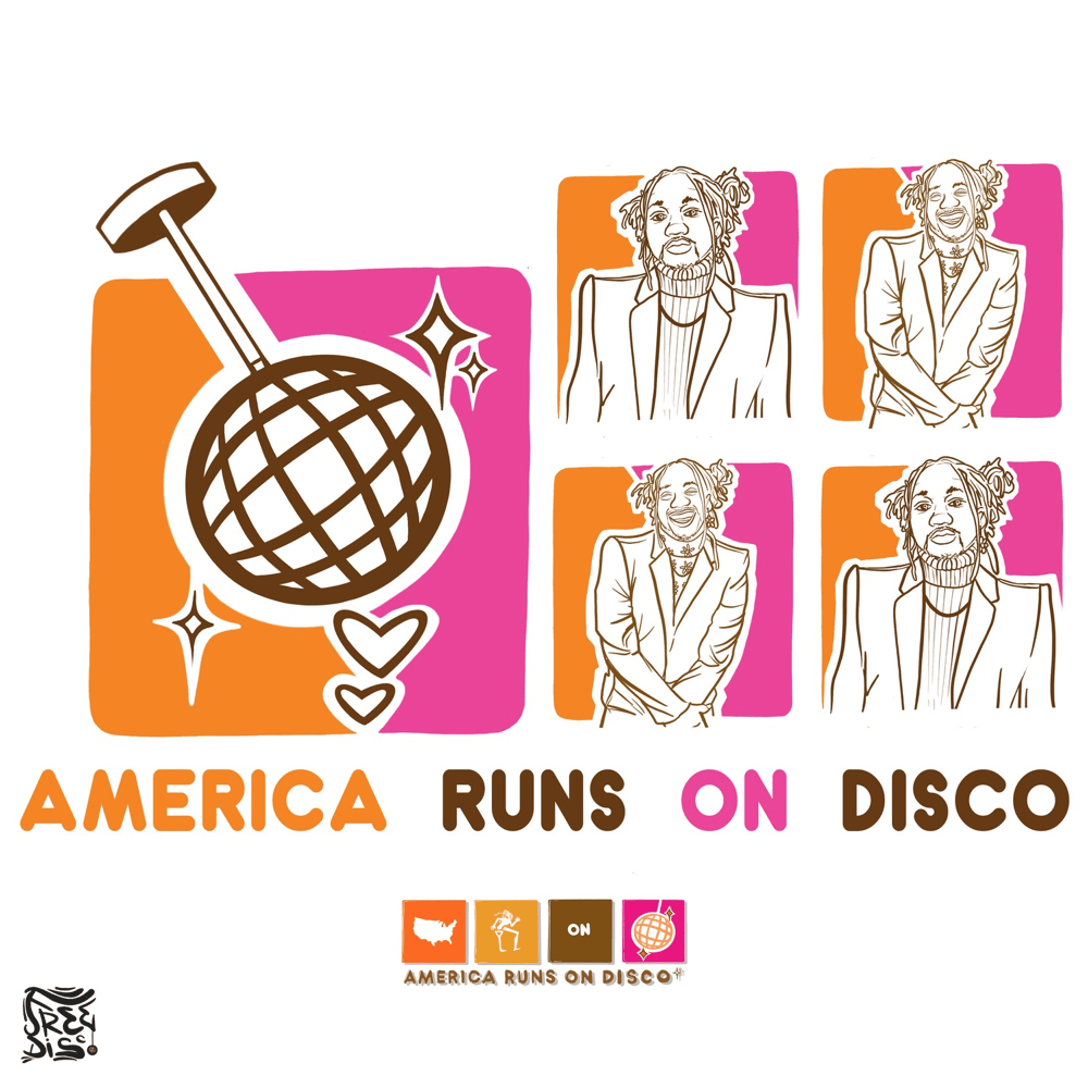 Cover image for  AMERICA RUNS ON DISCO