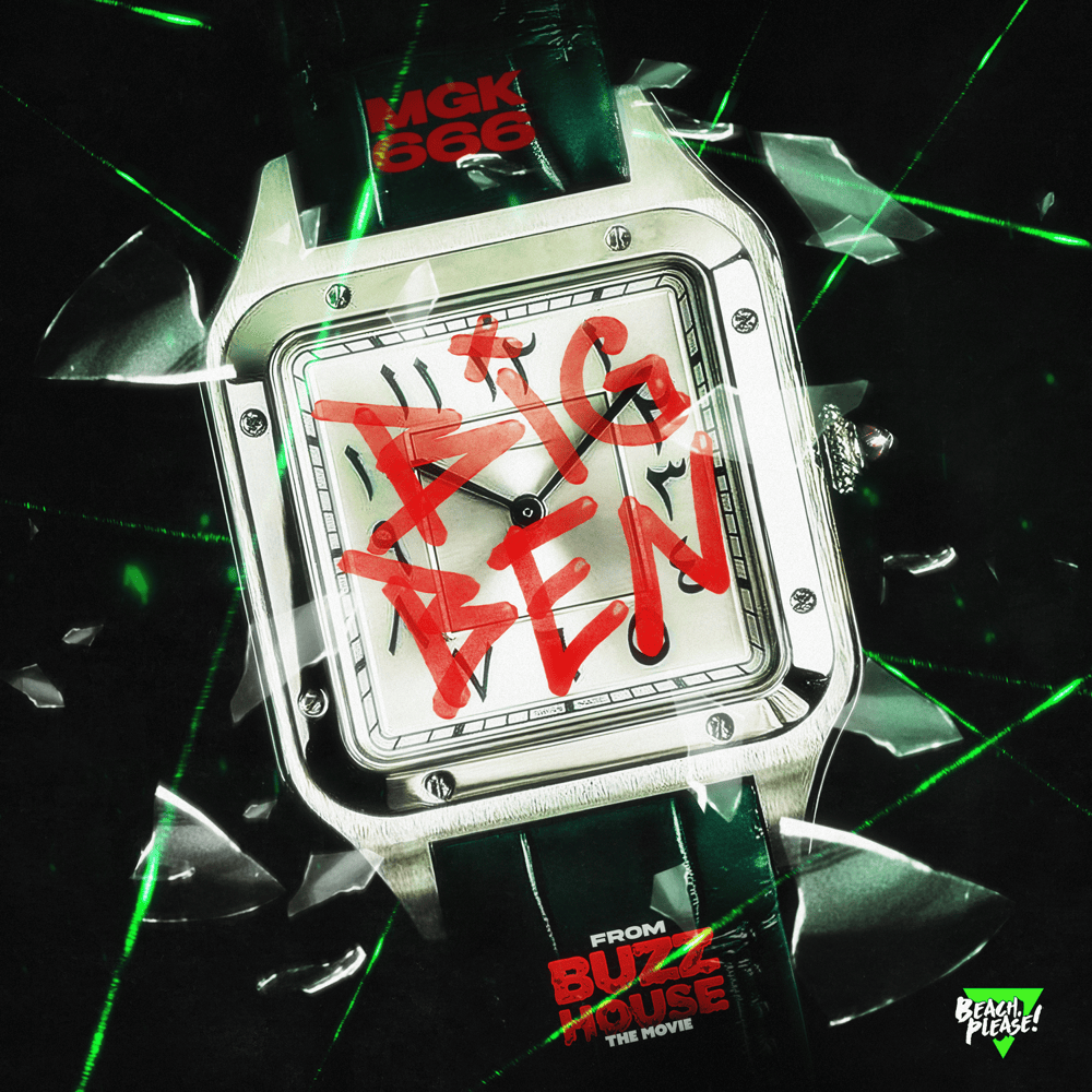 Album cover art for "BIG BEN" by MGK666