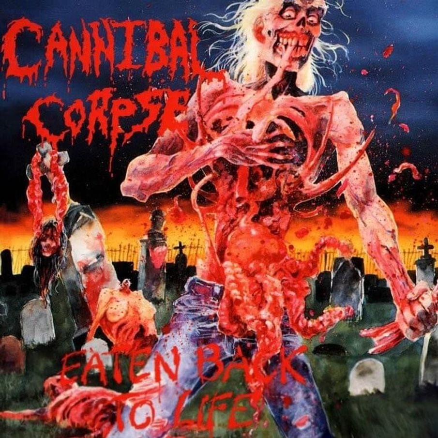 Album cover art for "Born in a Casket" by Cannibal Corpse