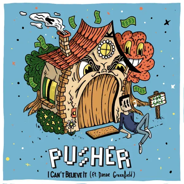 Album cover art for "I Can’t Believe It" by Pusher & Danae Greenfield