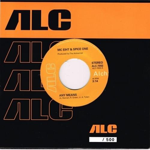 Album cover art for "Any Means" by The Alchemist & Spice 1 & MC Eiht
