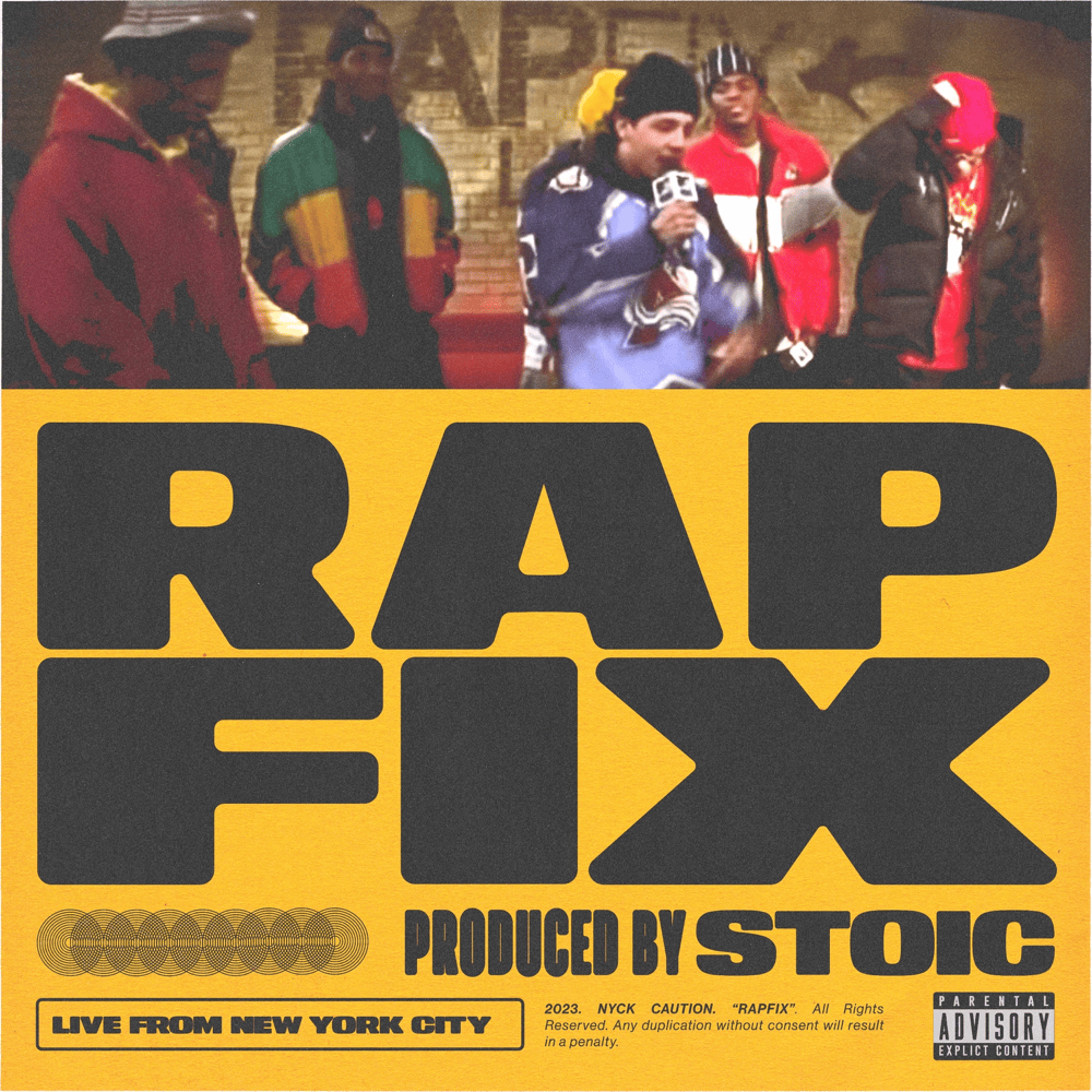 Album cover art for "Rap Fix" by Nyck Caution