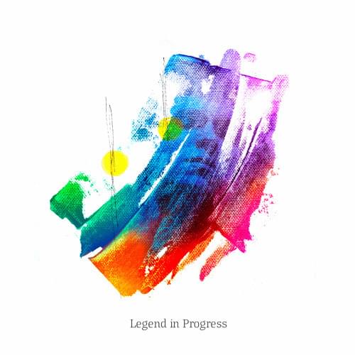 Album cover art for "Legend in Progress" by Frank Hemd