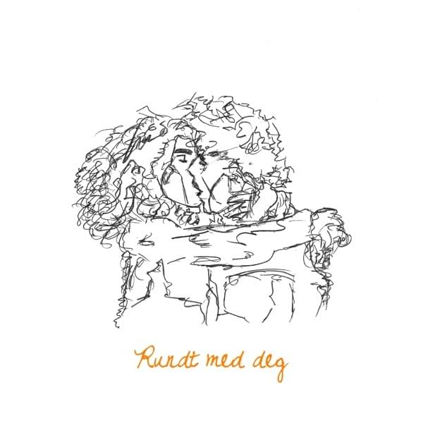 Album cover art for "Rundt Med Deg" by girl in red