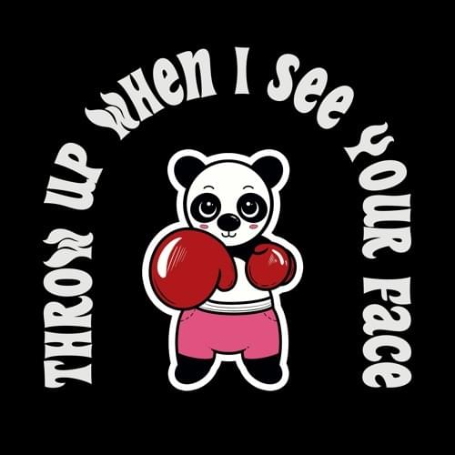 Album cover art for "Throw Up When I See Your Face" by Cloudy June