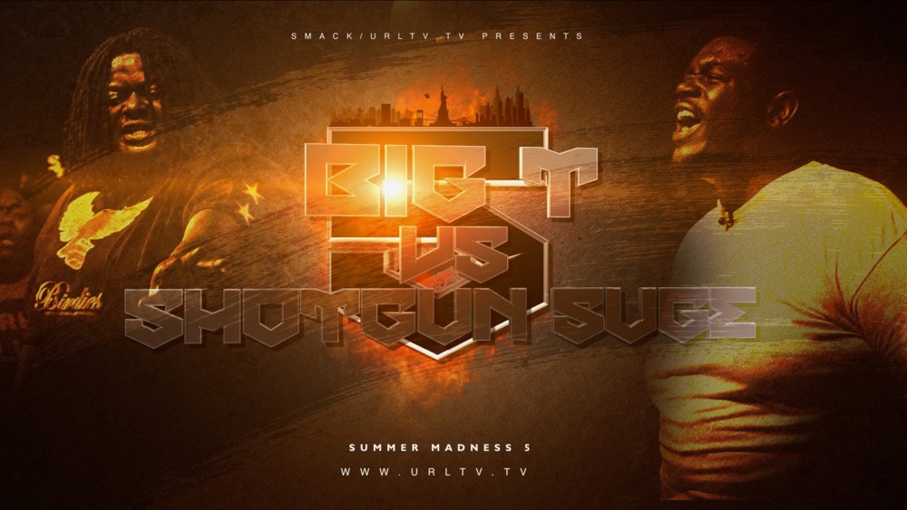 Album cover art for "Shotgun Suge vs. Big T" by URLtv & Big T (Battle Rapper) & Shotgun Suge