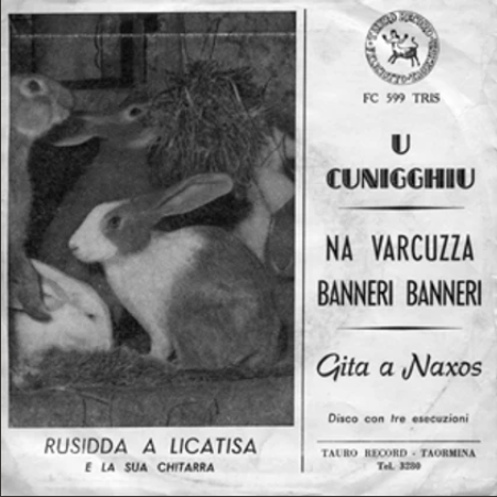 Album cover art for "U Cunigghiu" by Rosa Balistreri