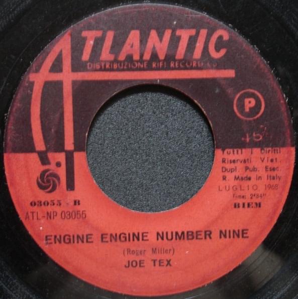 Album cover art for "Engine Engine Number Nine" by Joe Tex