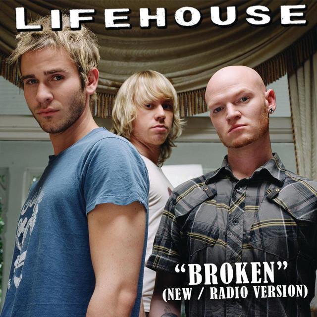 Album cover art for "Broken (New / Radio Version)" by Lifehouse