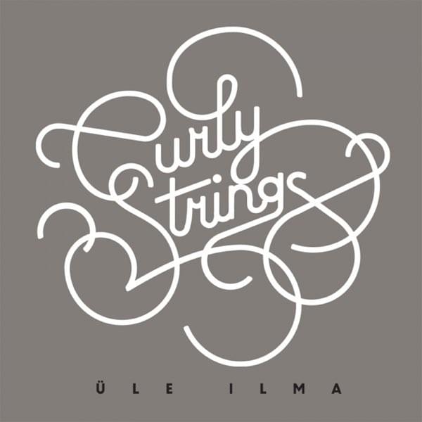Album cover art for "Kauges külas" by Curly Strings