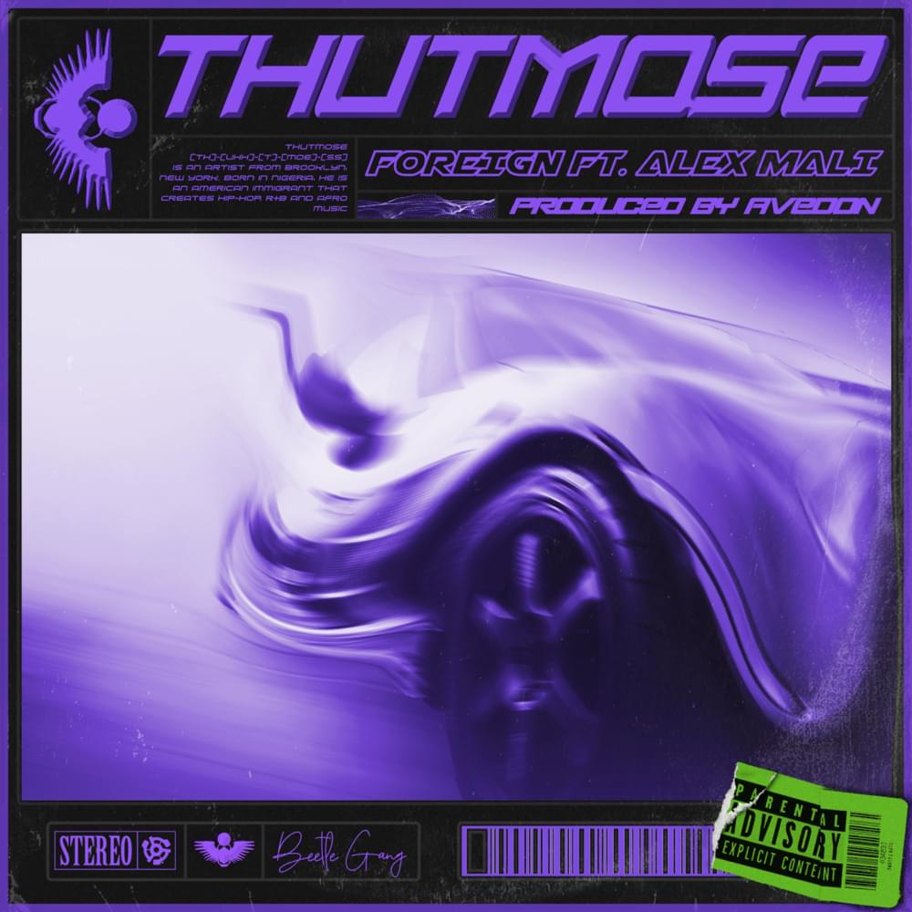 Album cover art for "Foreign" by Thutmose