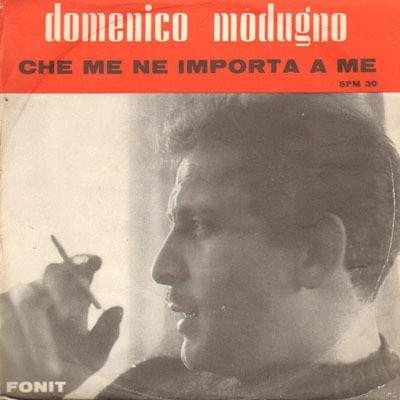 Album cover art for "Che Me Ne Importa... A Me" by Domenico Modugno