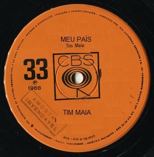 Album cover art for "Meu País" by Tim Maia