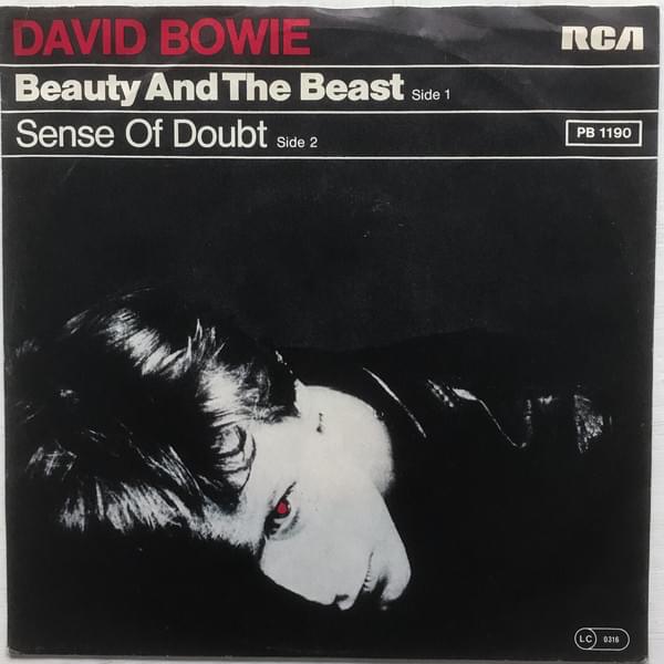 Album cover art for "Sense of Doubt" by David Bowie