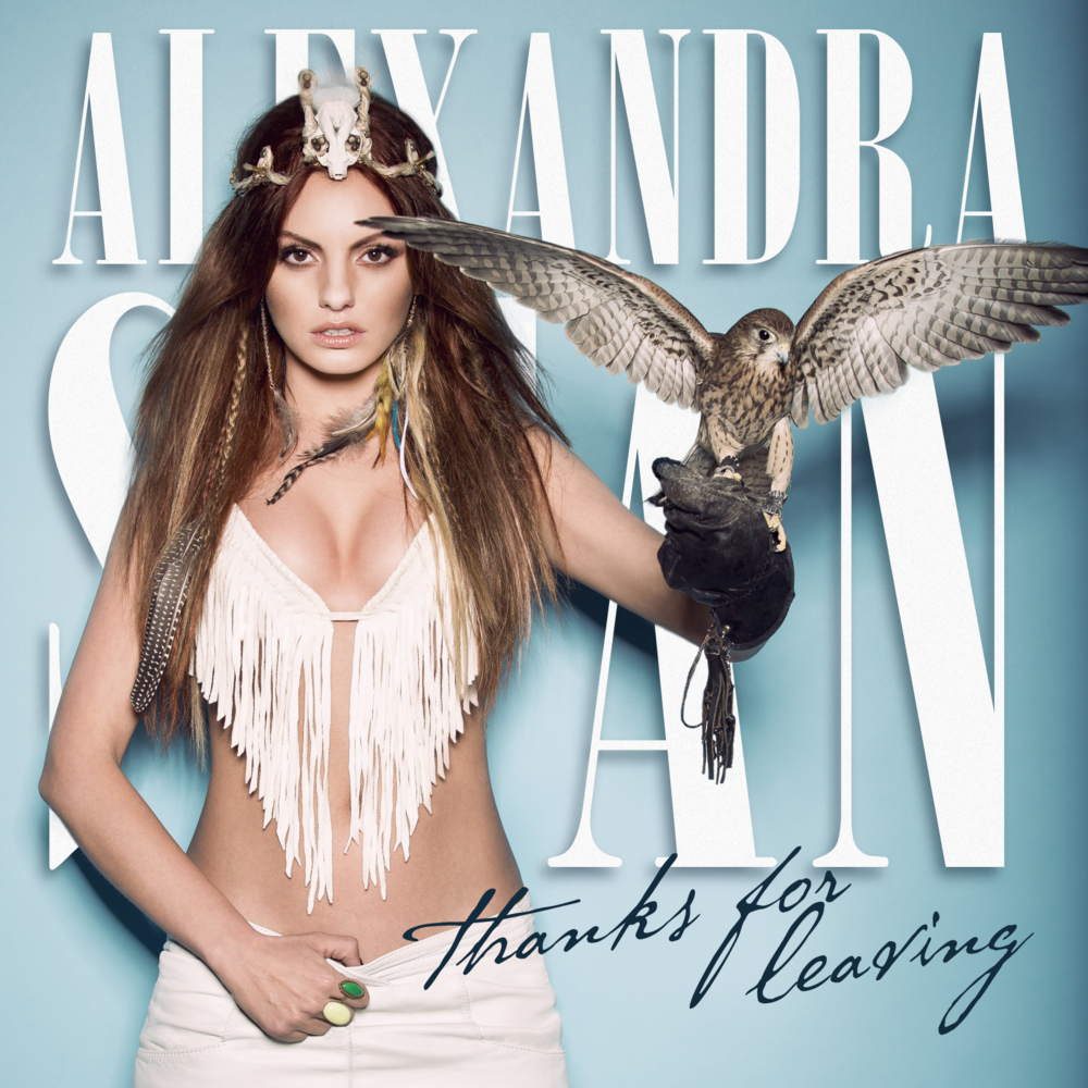 Album cover art for "Thanks for Leaving" by Alexandra Stan