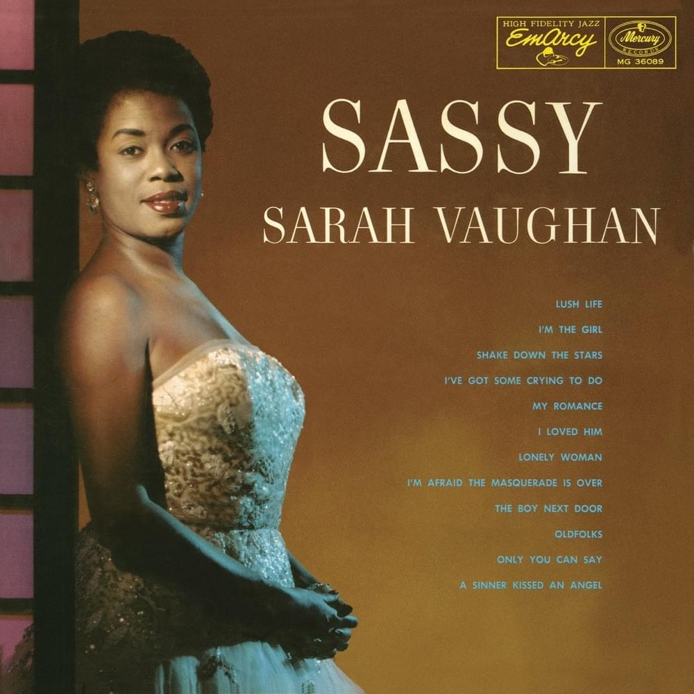 Album cover art for "Lush Life" by Sarah Vaughan