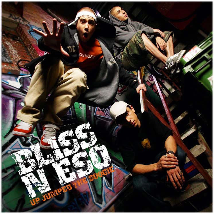 Album cover art for "Up Jumped the Boogie" by Bliss n Eso