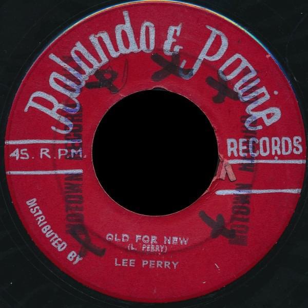 Album cover art for "Old For New" by Lee “Scratch” Perry