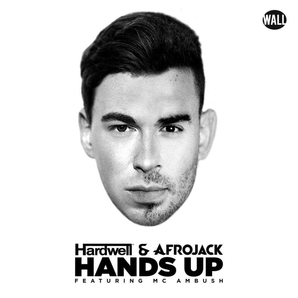 Album cover art for "Hands Up" by Hardwell & MC Ambush