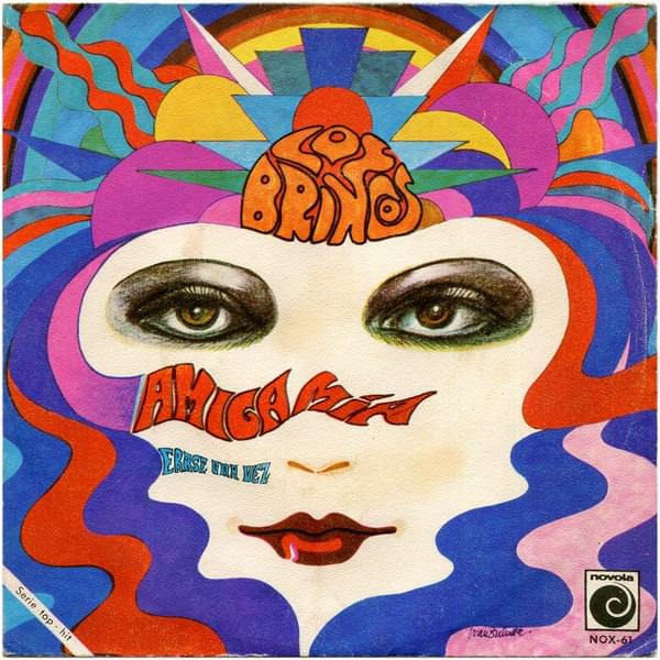 Album cover art for "Amiga mía" by Los Brincos