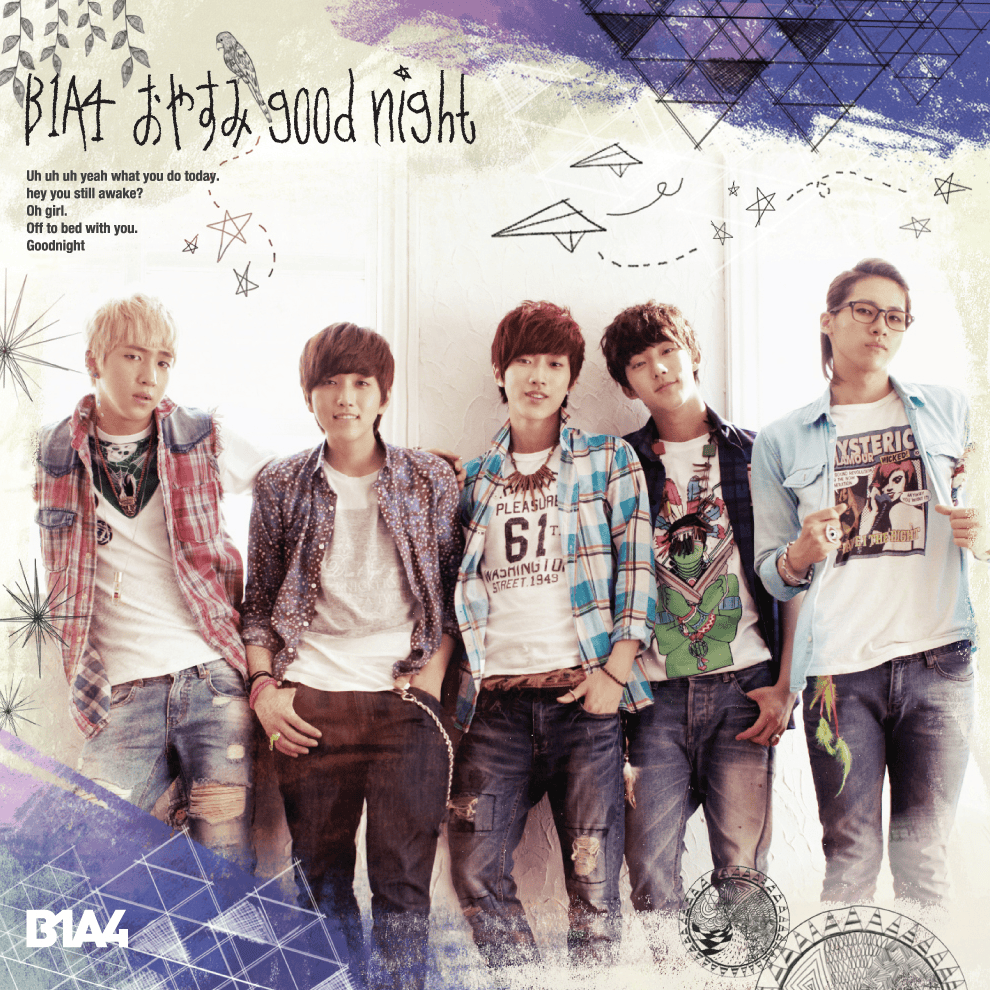 Album cover art for "Fly away" by B1A4