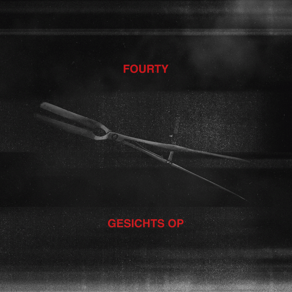 Album cover art for "GESICHTS OP" by FOURTY