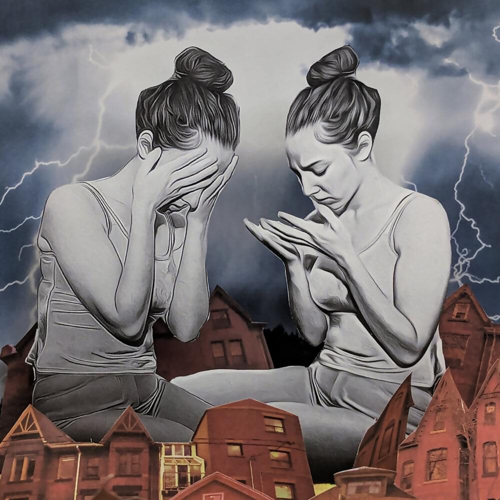 Album cover art for "She Spoke To It Through A Clock Radio In A Dream And Woke As A Cloudburst Obliterating Her Civilization" by Venetian Snares