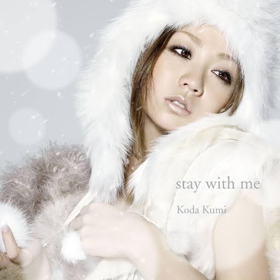 Album cover art for "stay with me" by 倖田來未 (Kumi Koda)