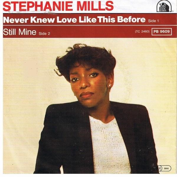 Album cover art for "Never Knew Love Like This Before" by Stephanie Mills