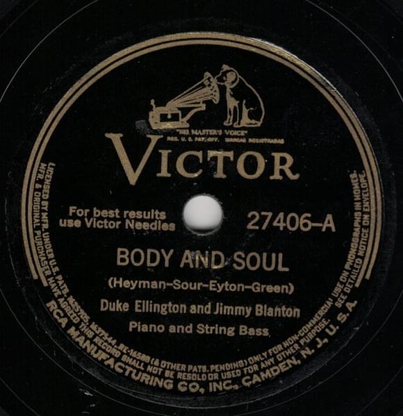 Album cover art for "Body and Soul" by Duke Ellington