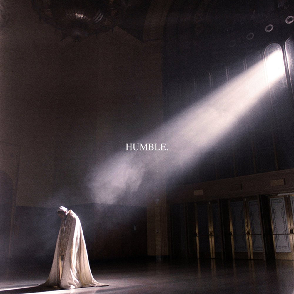 Album cover art for "Kendrick Lamar - HUMBLE. (Traduction française)" by Genius traductions françaises