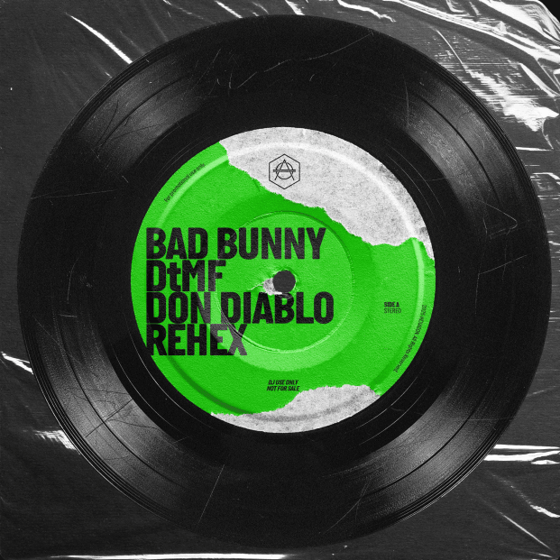 Album cover art for "DtMF (Don Diablo ReHex)" by Bad Bunny