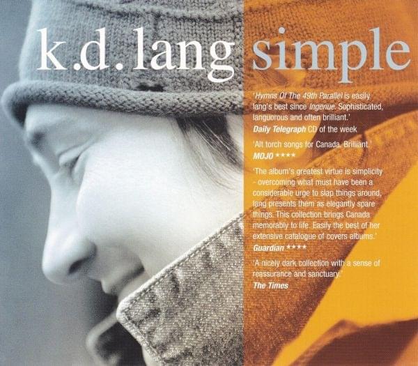 Album cover art for "Simple (2004)" by k.d. lang