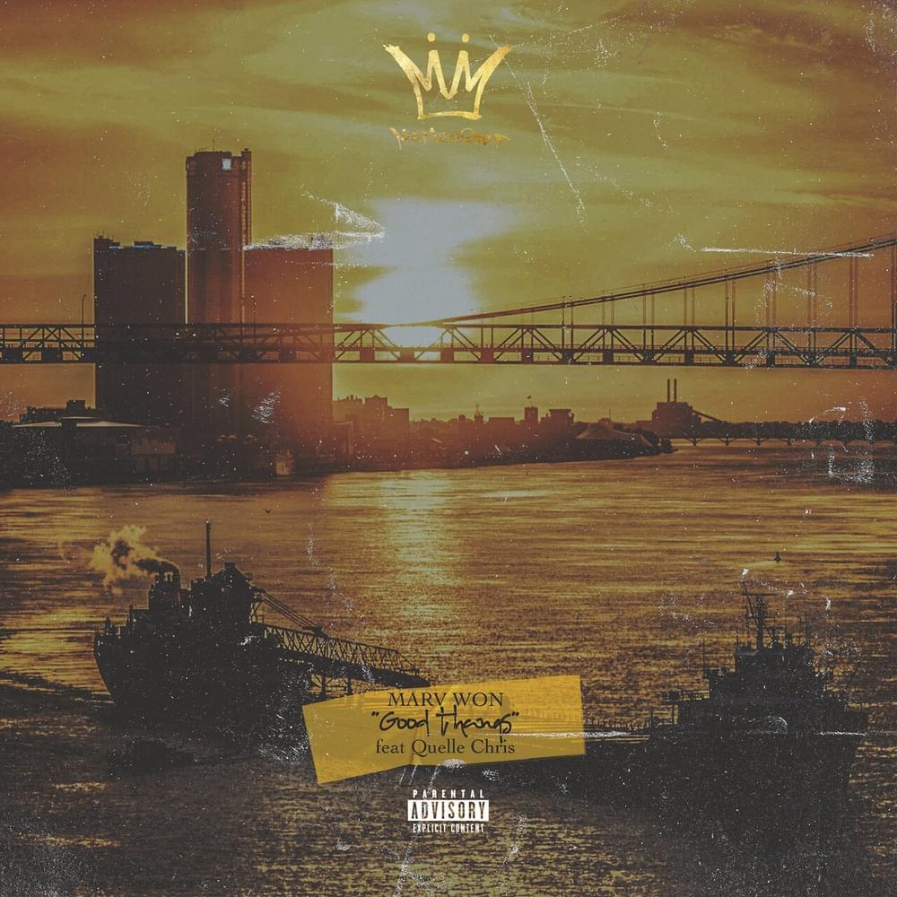 Album cover art for "Good Thangs" by Marv Won