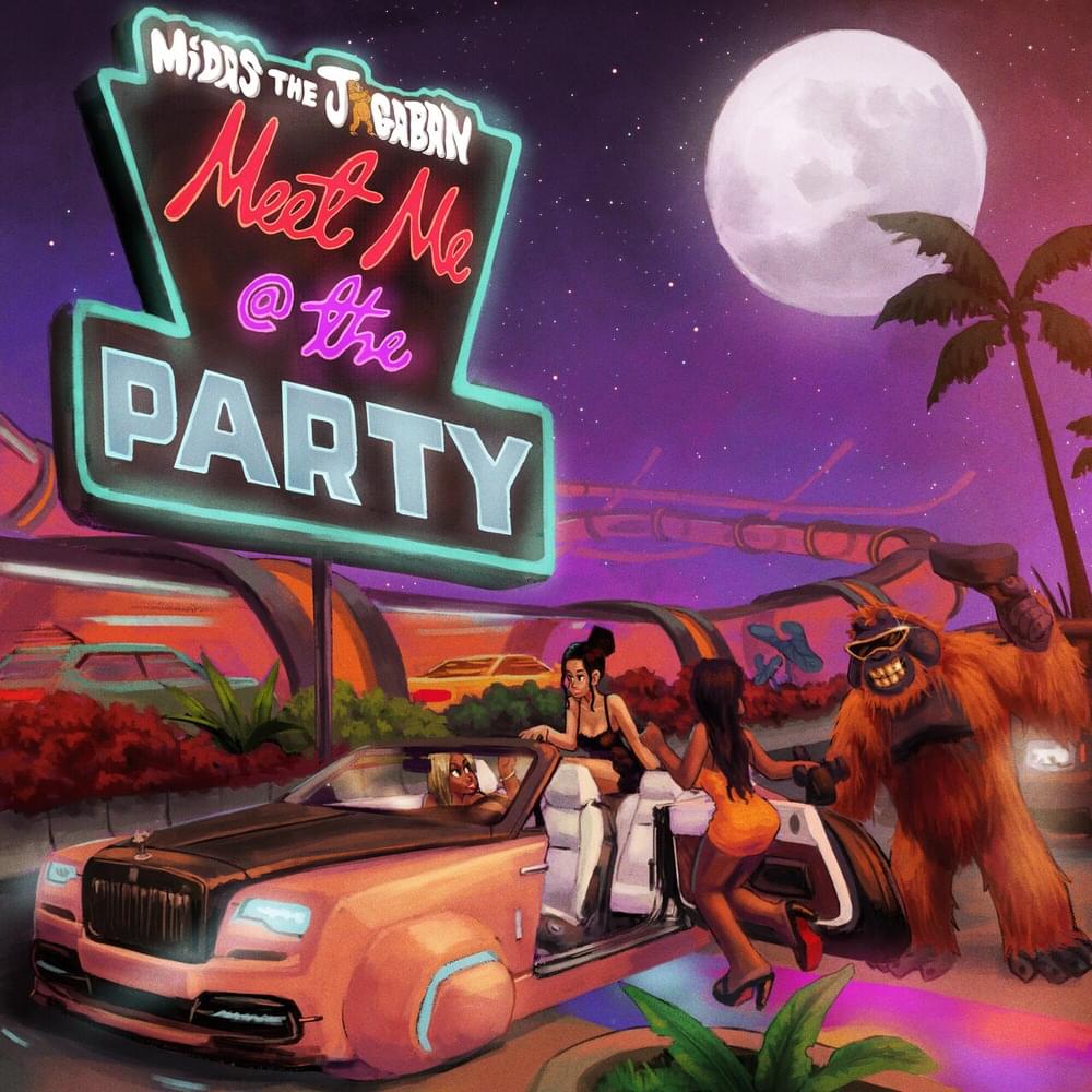 Album cover art for "Meet Me At The Party" by Midas the Jagaban