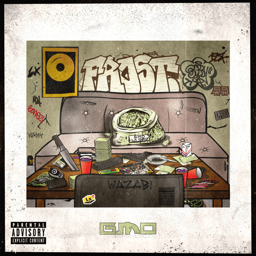 Album cover art for "GMO" by LX