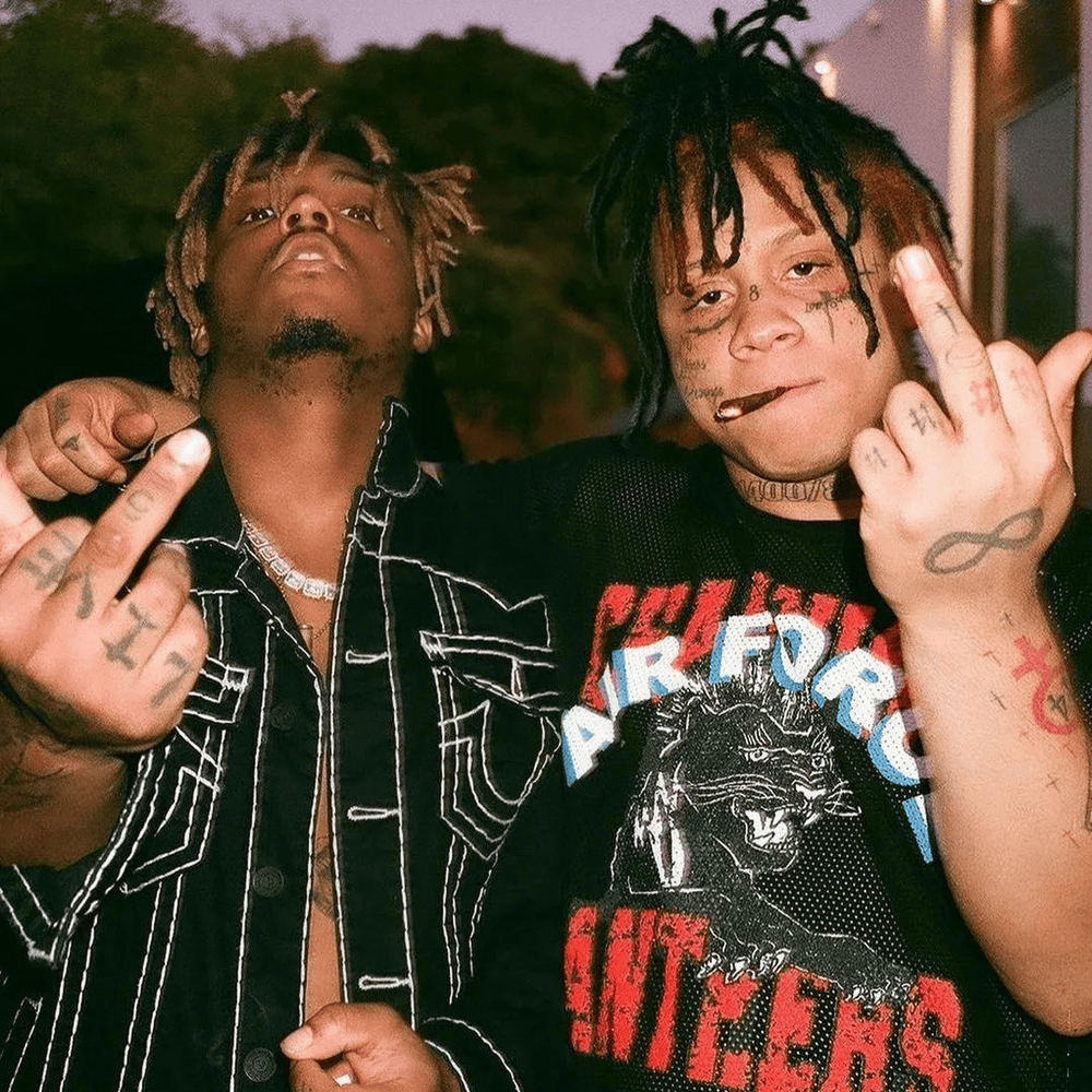 Album cover art for "Bity" by DJ Scheme & Juice WRLD & Trippie Redd