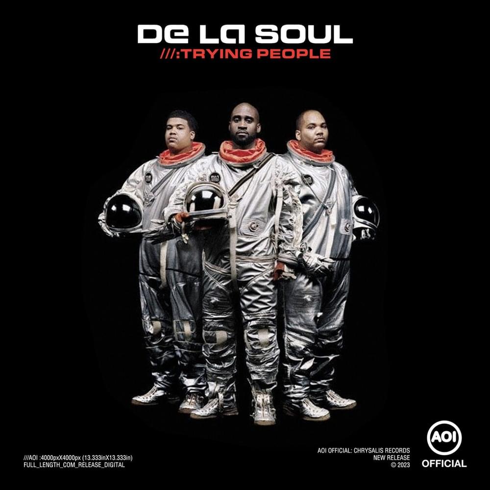 Album cover art for "Trying People" by De La Soul