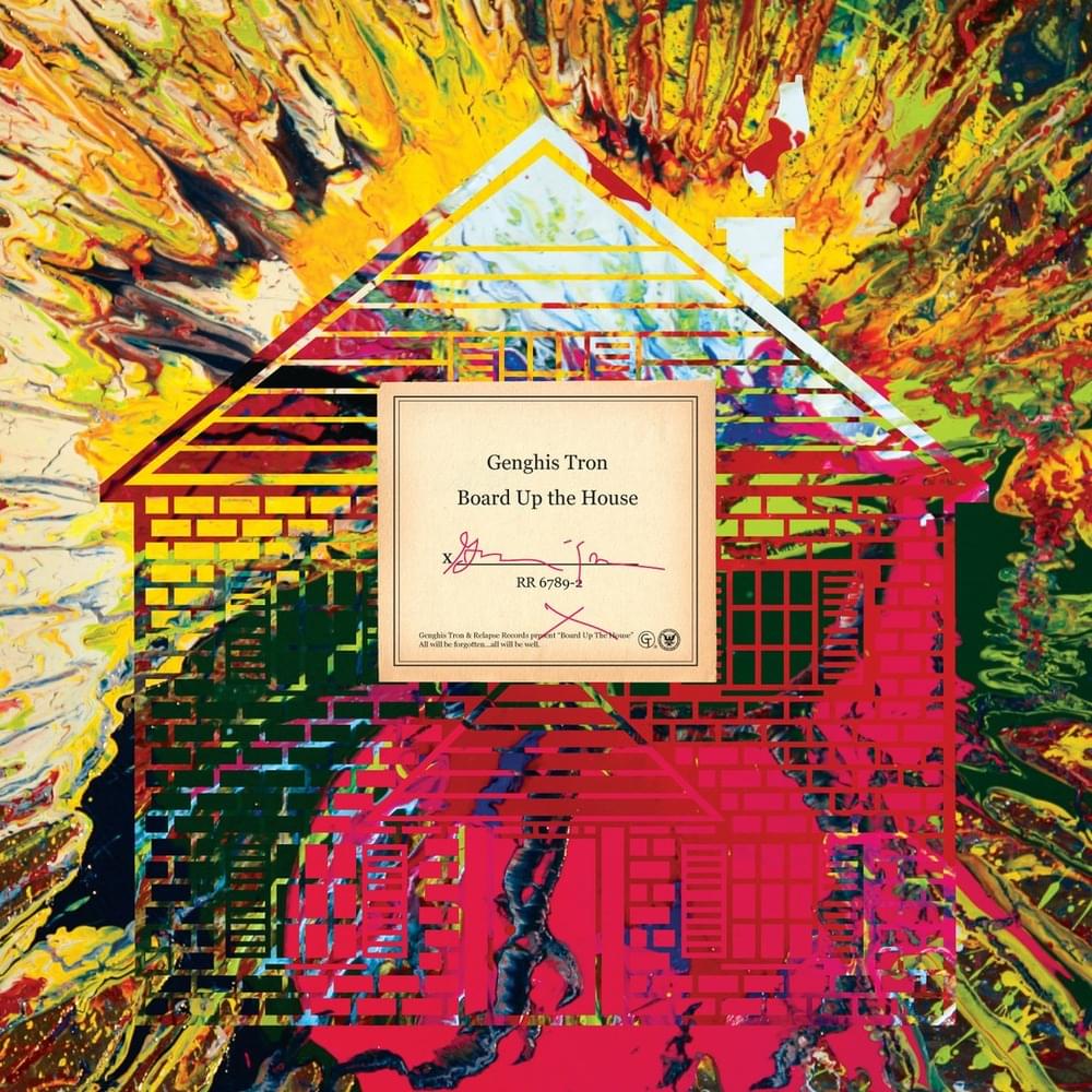 Album cover art for "Board Up the House" by Genghis Tron