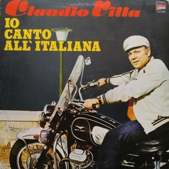 Album cover art for "Canzone al vento" by Claudio Villa