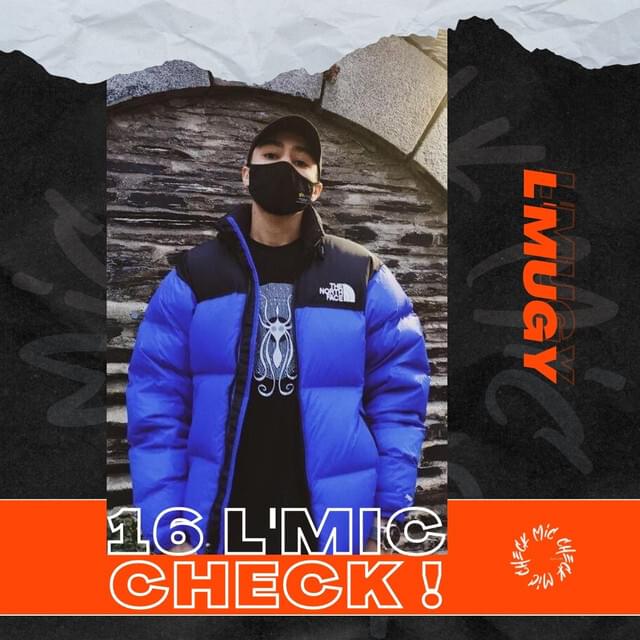 Album cover art for "L’Mugy - 16 L’Mic Check" by L’Mugy