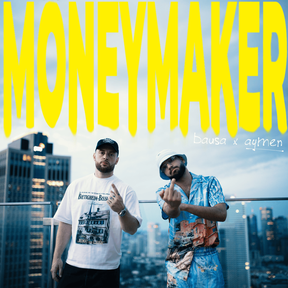 Album cover art for "Moneymaker" by Bausa