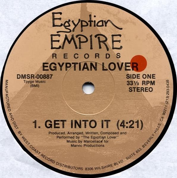 Album cover art for "Get Into It (12" Mix)" by The Egyptian Lover