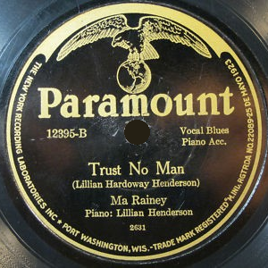 Album cover art for "Trust No Man" by Ma Rainey