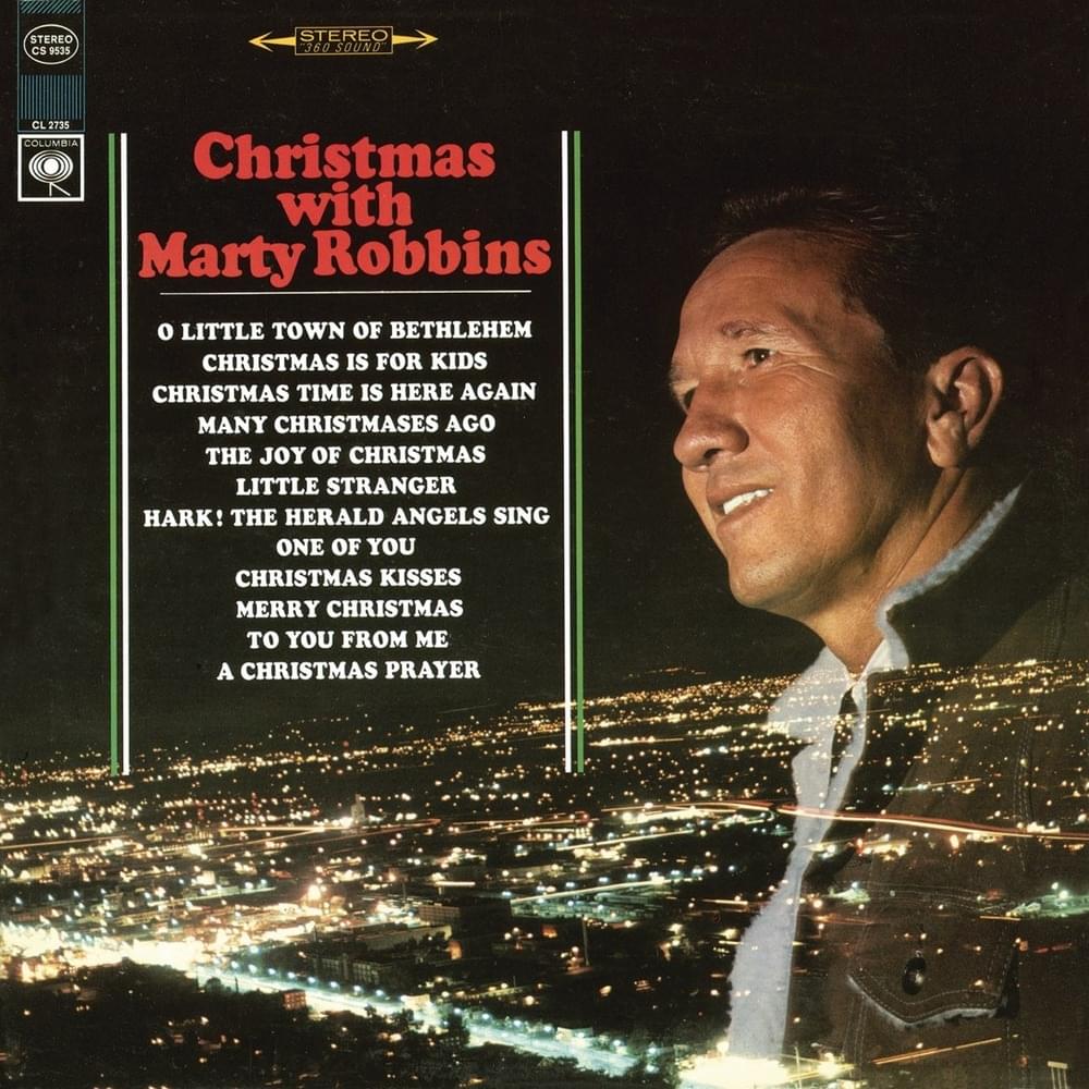 Album cover art for "O Little Town of Bethlehem" by Marty Robbins