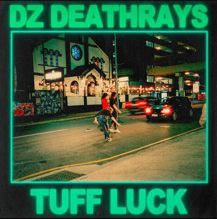 Album cover art for "Tuff Luck" by DZ Deathrays