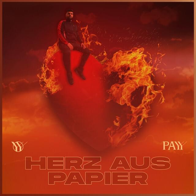 Album cover art for "Herz aus Papier" by Payy