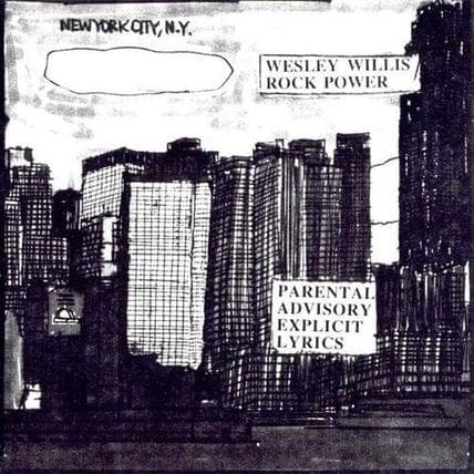 Album cover art for "Rocket From The Crypt (Rock Power)" by Wesley Willis